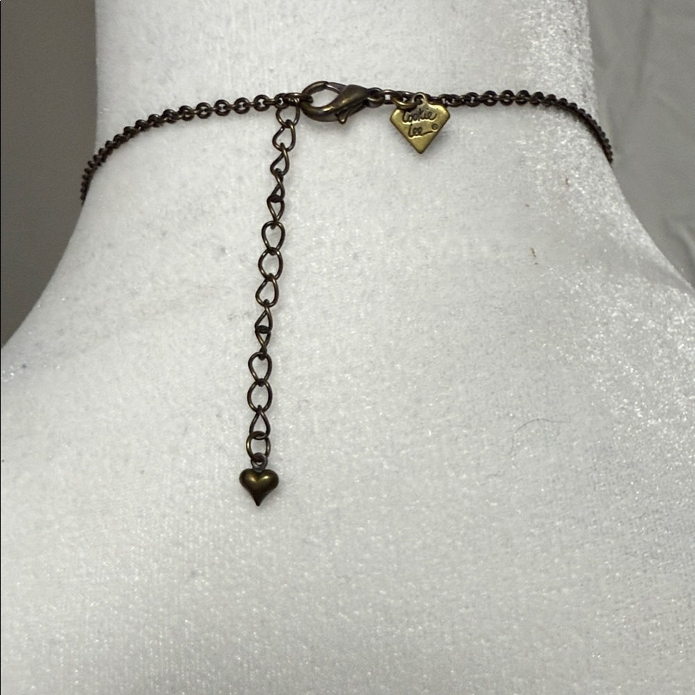 Cookie Lee Vintage-Inspired Necklace with Red and Purple Accents - Picture 3 of 3